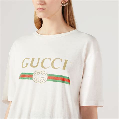 gucci white t shirt full sleeve|farfetch gucci t shirts.